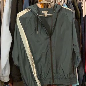 Vintage Trendy Track Jacket Windbreaker